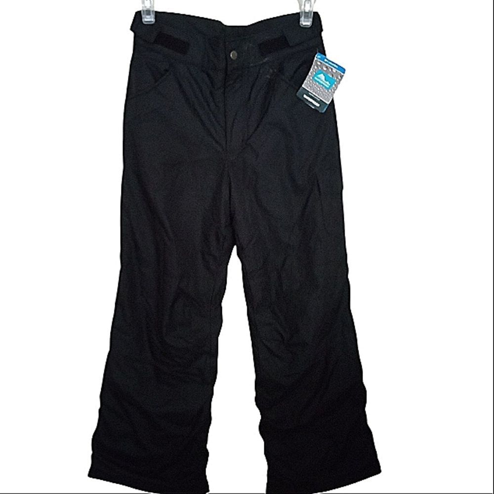 New Columbia Waterproof Black Snow Pants Youth M NWT